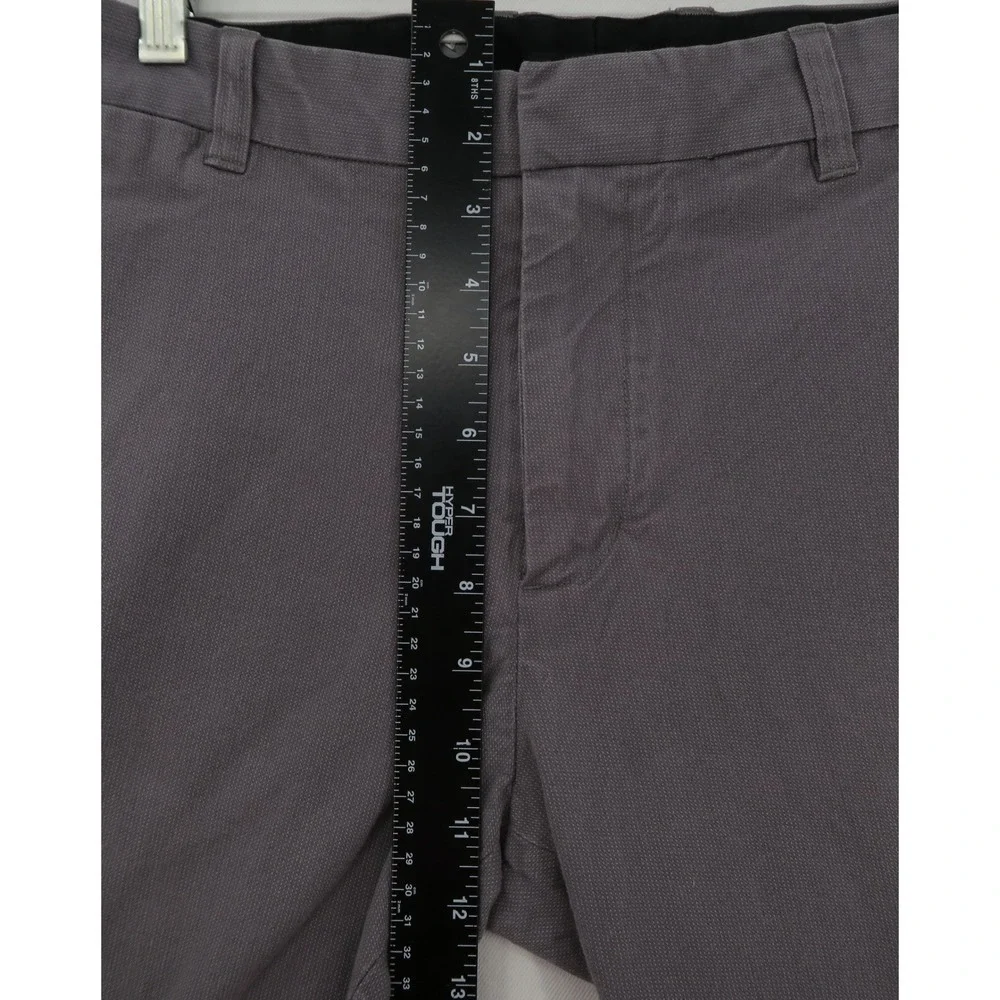 Vince Griffith Slim Fit Chino Pants Mens 32 Grey Cotton Stretch Trousers